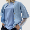 cardigan con manica 3/4 sally